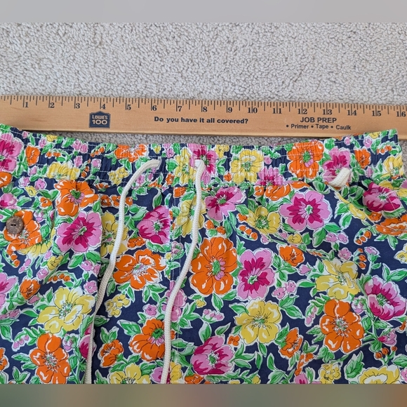 Polo Ralph Lauren Men’s Floral Print Swim Trunks XL Lined Tropical Colorful - Picture 10 of 12
